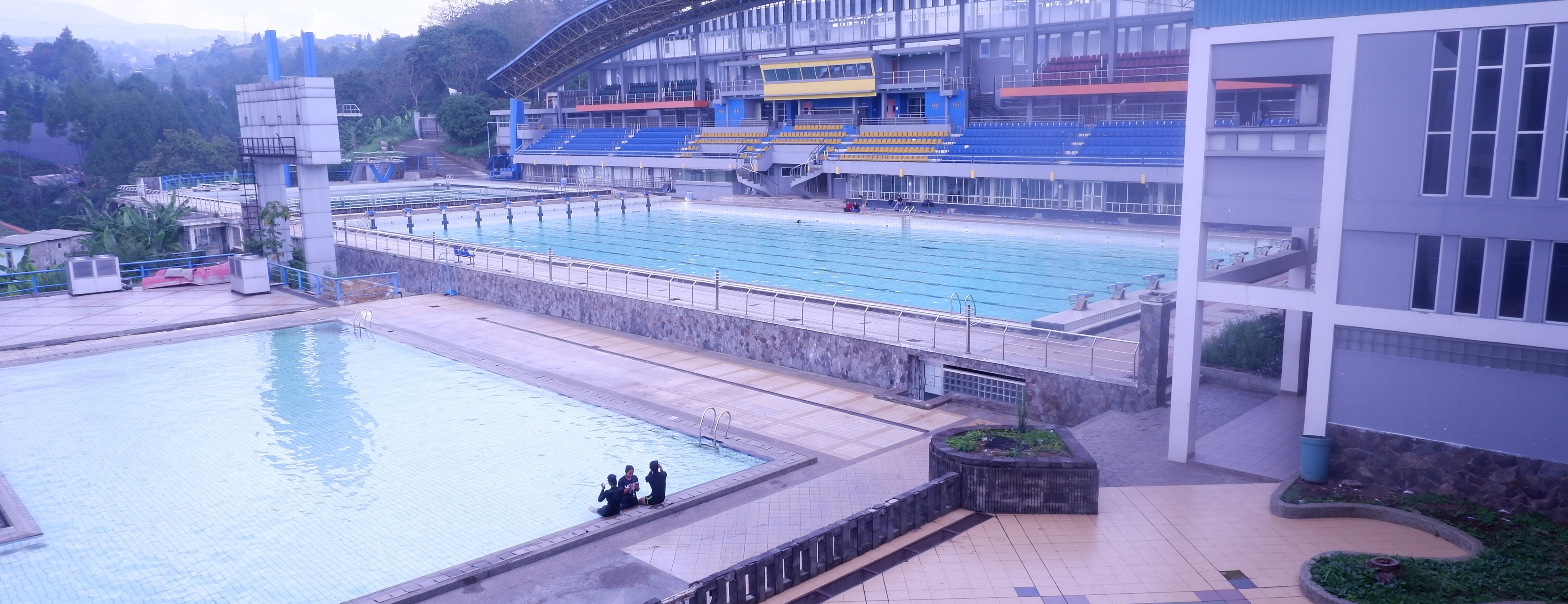 Kolam Renang Prestasi UPT Pusat Olahraga Universitas Pendidikan Indonesia kembali Sehat, Bersih dan Normal